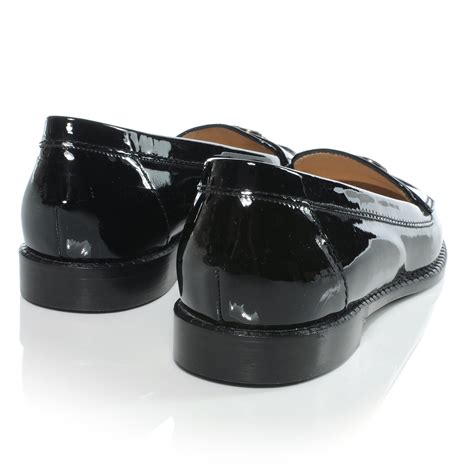 chanel boy patent leather|Chanel patent leather loafer.